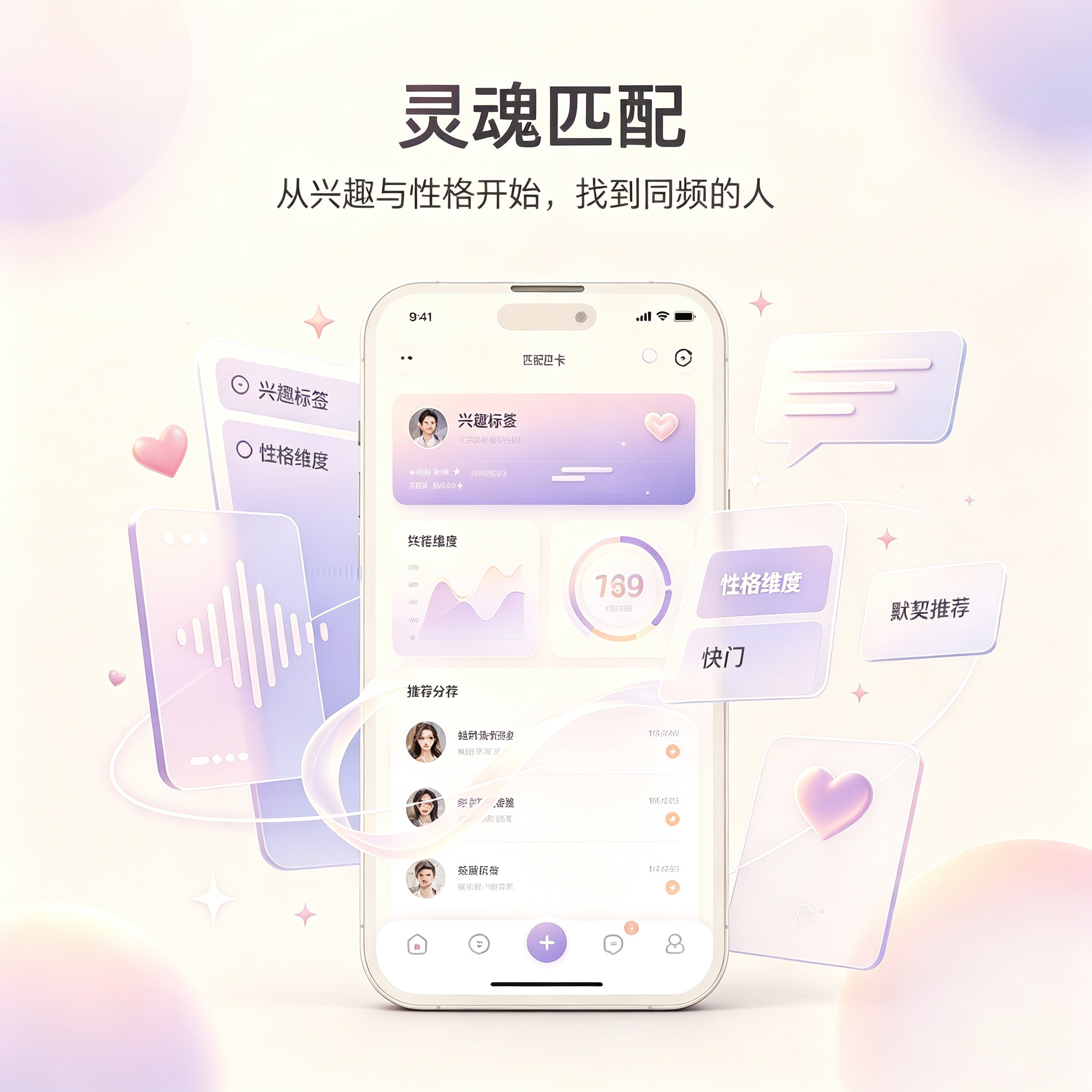 社交灵魂匹配算法模块