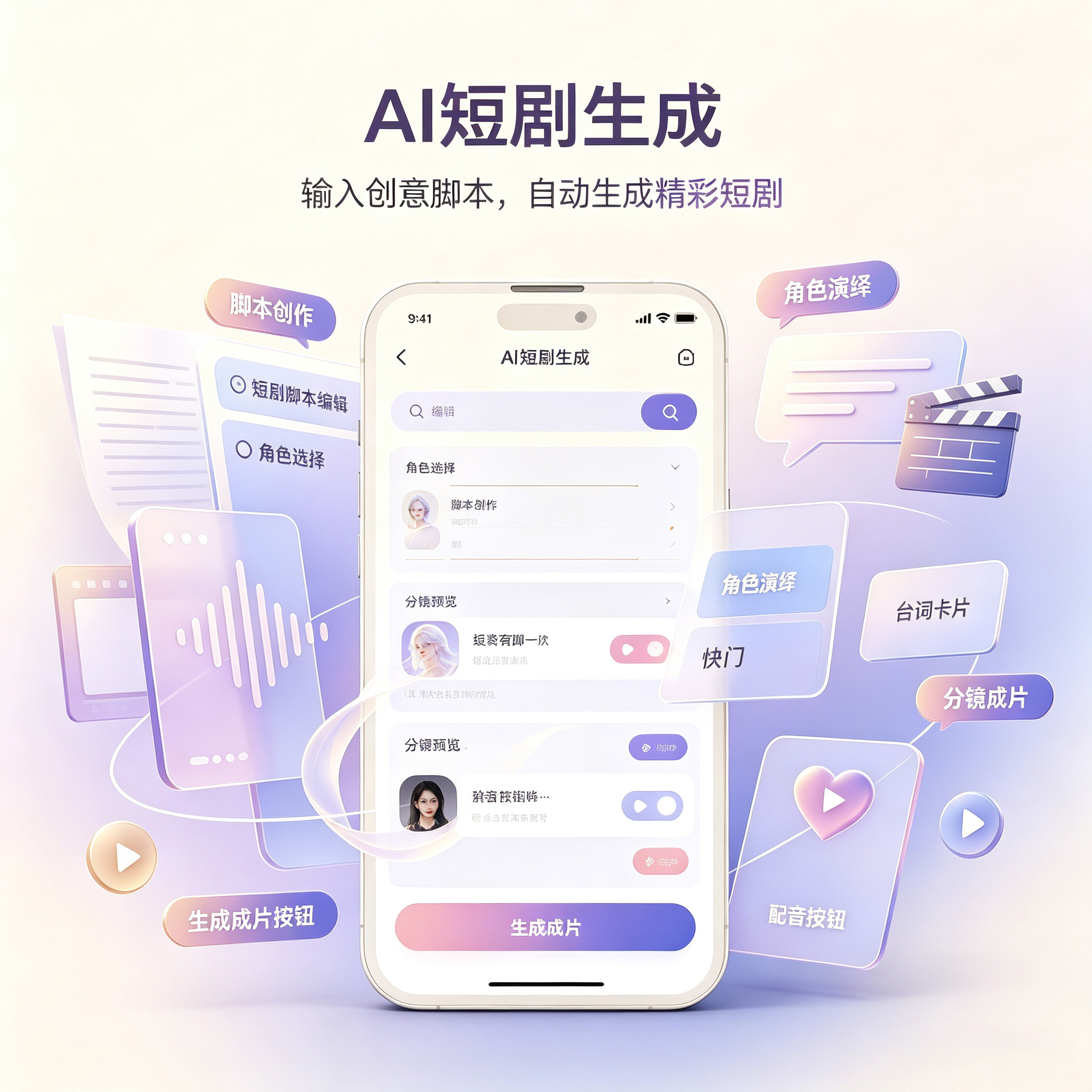 AI短剧生成功能模块